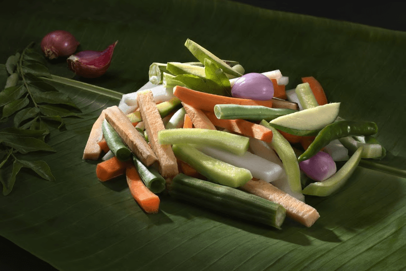 Fresh vegetables and fruits